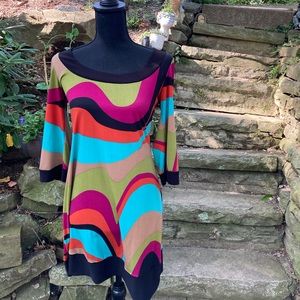 Tiana B. Fit and flair retro dress